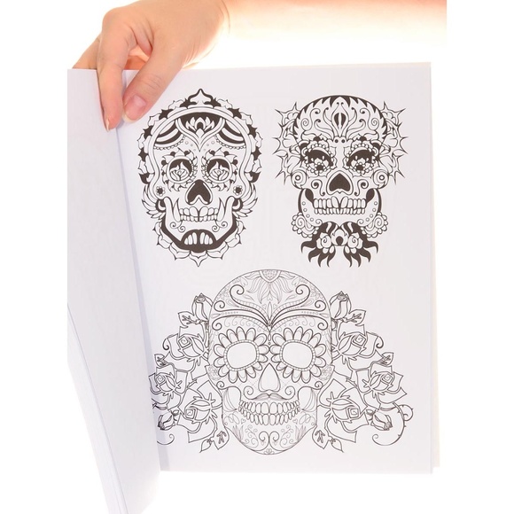 NEW Sugar Skulls Coloring Book - Picture 5 of 6